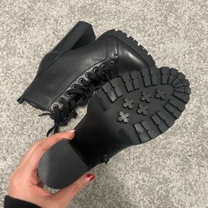 STEVE MADDEN High Heel Hiking Boots - Size 7